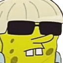 spongebob shades smug Slack emoji