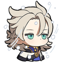 genshin albedo pensive Slack emoji