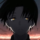 anime guy sad sunset Slack emoji