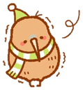 cute chick flapping wings Slack emoji