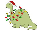 dino christmasq Slack emoji