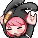 pinkuheadbangq Slack emoji