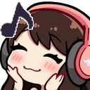 cutegirlheadphonesq Slack emoji