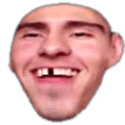 big smile gap tooth Slack emoji
