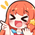 b orangea laugh Slack emoji