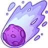 purple cometq Slack emoji