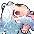 mermaid wave smile Slack emoji