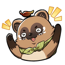 ferret cheer excited Slack emoji