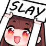 bear holding slay sign Slack emoji