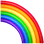 rainbow end Slack emoji