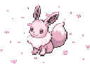fluffy pink fox trot Slack emoji