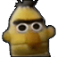 sesame street bert glasses Slack emoji