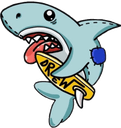 white sharkq Slack emoji