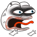 white pepeq Slack emoji