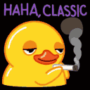duck smokeq Slack emoji