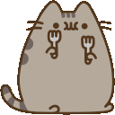 pusheen forksq Slack emoji