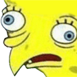 spongebob confused eyeq Slack emoji
