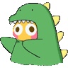 dino shakingq Slack emoji