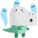 dino ghostq Slack emoji