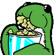 nessy popcornq Slack emoji