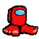 amongfeetq Slack emoji