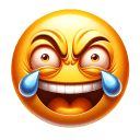 exhausted confused rage laugh Slack emoji