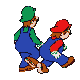 mario bye2q Slack emoji