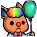 flareon clownq Slack emoji