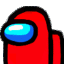 amongus red stand Slack emoji