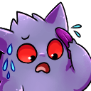 gengar sweatq Slack emoji