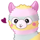 alpaca llama heartq Slack emoji