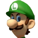 luigi death stareq Slack emoji