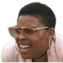 squinting woman Slack emoji