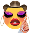 periodt cowboyq Slack emoji