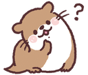 otter confusedq Slack emoji