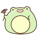 frog flowerq Slack emoji