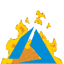 azure fire Slack emoji