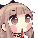 anime girl sip tea Slack emoji