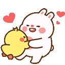 animal hugspinq Slack emoji