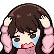 sad animeq Slack emoji