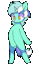 alien girl crop poses Slack emoji