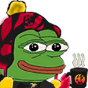 pepe winter hat tea Slack emoji
