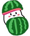 watermelon hug smile Slack emoji