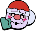 santa claus wink thumbsup Slack emoji
