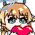 goggles holding heart Slack emoji