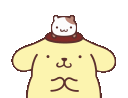 pompompurin kitty hat Slack emoji