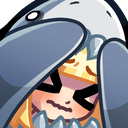 shark hood smug Slack emoji