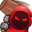 hooded villain swing Slack emoji