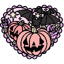 spooky pumpkin bat Slack emoji