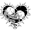 skull kiss heart Slack emoji